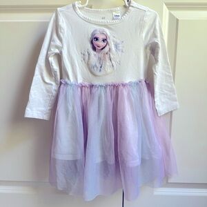 H&M White and Pastel Tulle Dress